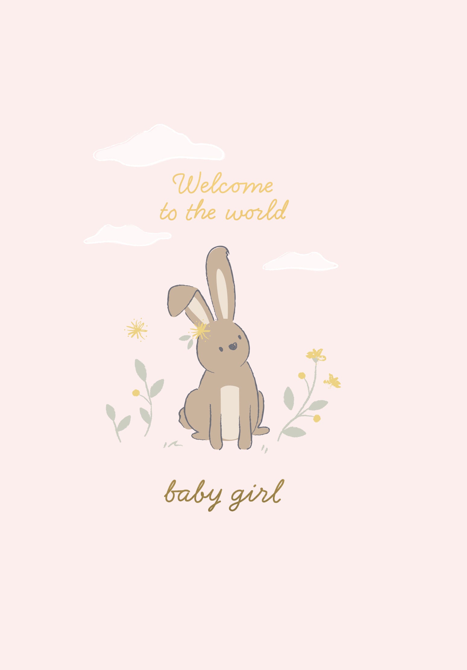 Greeting Card Little Adventurer - Baby Girl